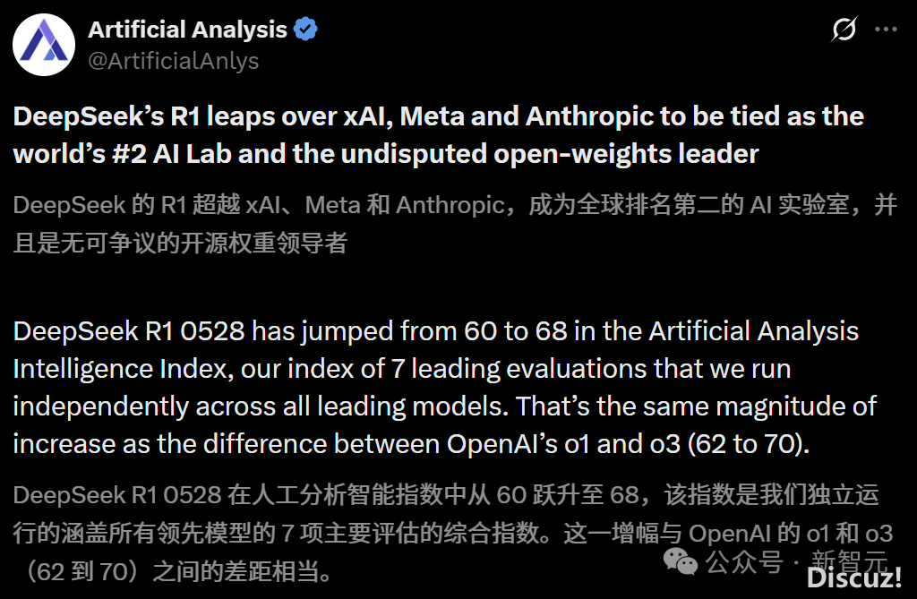 睹证汗青!DeepSeek跃居环球第两AI尝试室,R1登顶启源王座,R2齐网催更w24.jpg