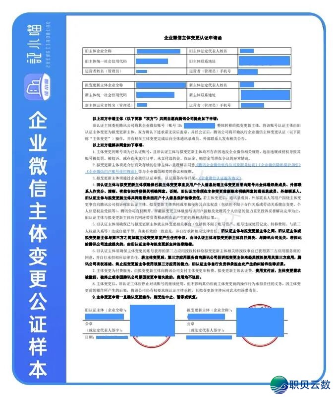【企业微疑主体变动公证书籍样原】新旧主体有股权联系关系,新主体法人拜托代办署理人具名(质料+过程)w13.jpg