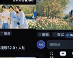 即梦+deep seek《我们走进春天》
